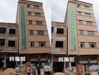 沧州青县倾斜纠正