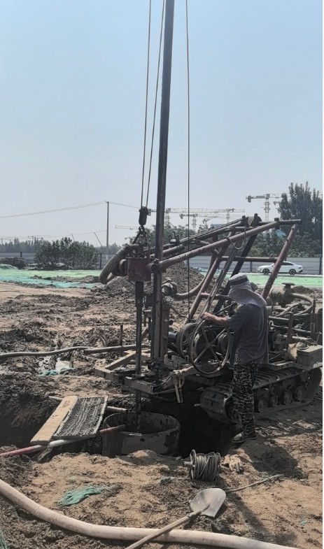 沧州青县工地打井